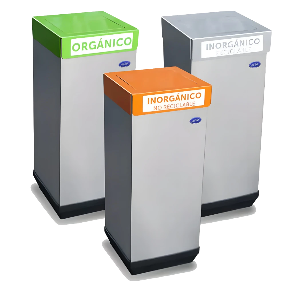 Basurero ecologico cubo balancin para index