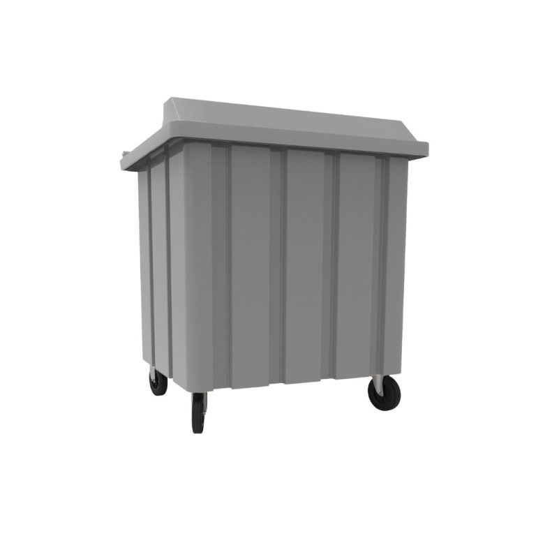 Bote de basura VIC 1000L gris residuos inorgánicos reciclables