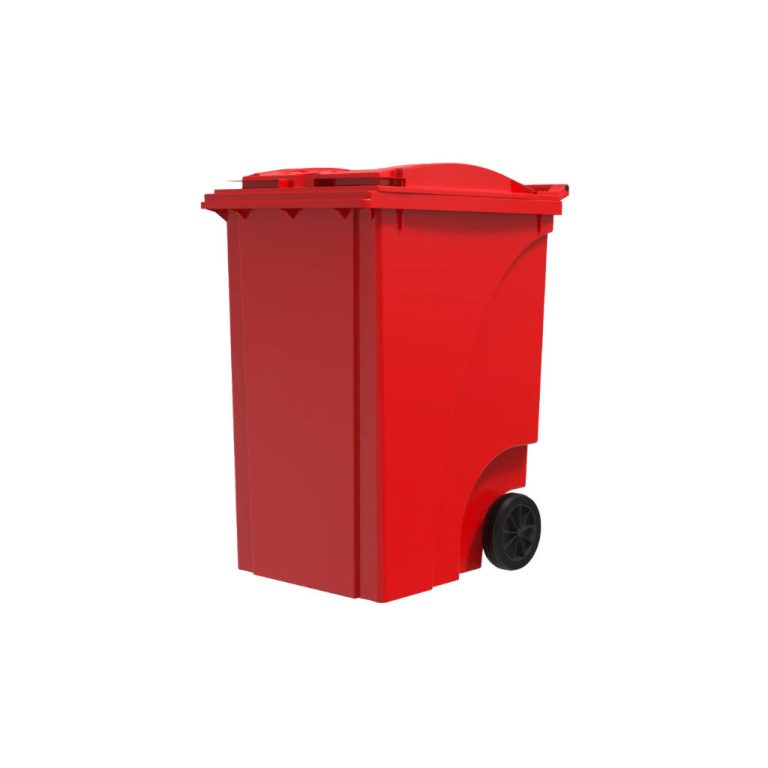 Bote de basura VIC 360 HD rojo residuos sanitarios y peligrosos México