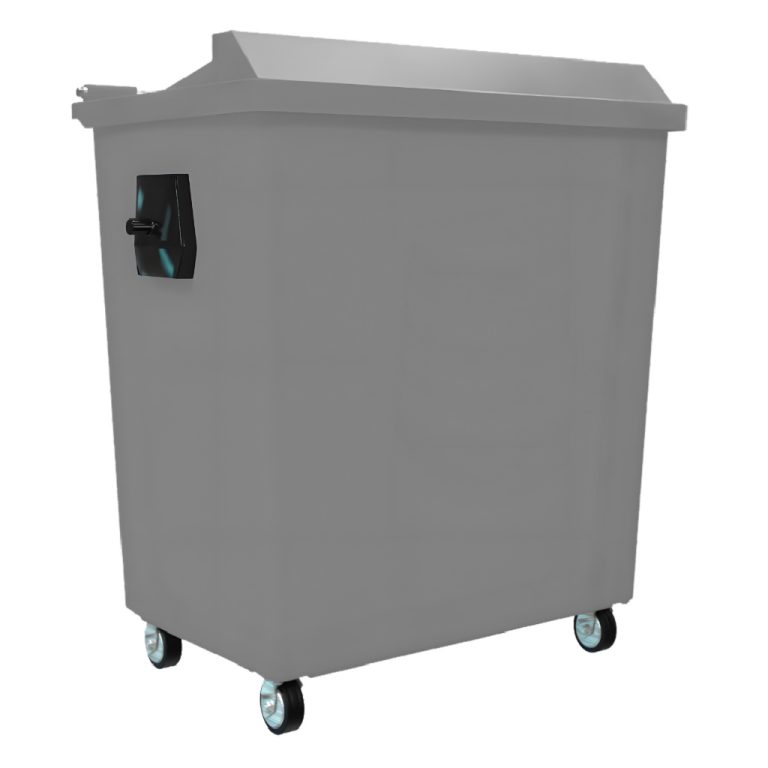 Bote de basura VIC 500L gris residuos inorgánicos reciclables