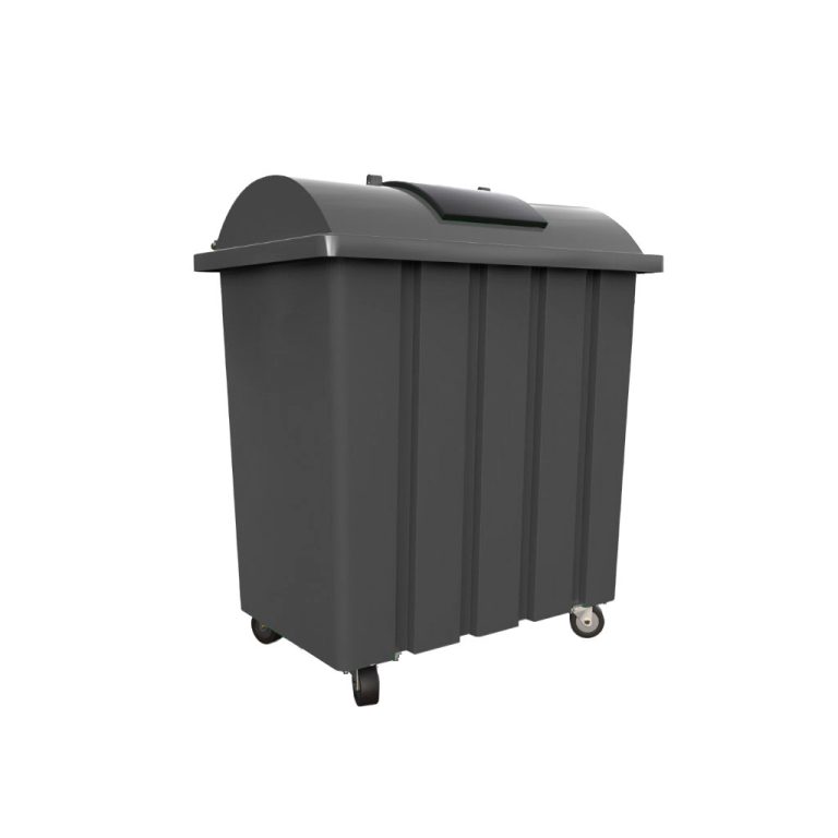 Bote de basura VIC 550L gris residuos inorgánicos reciclables