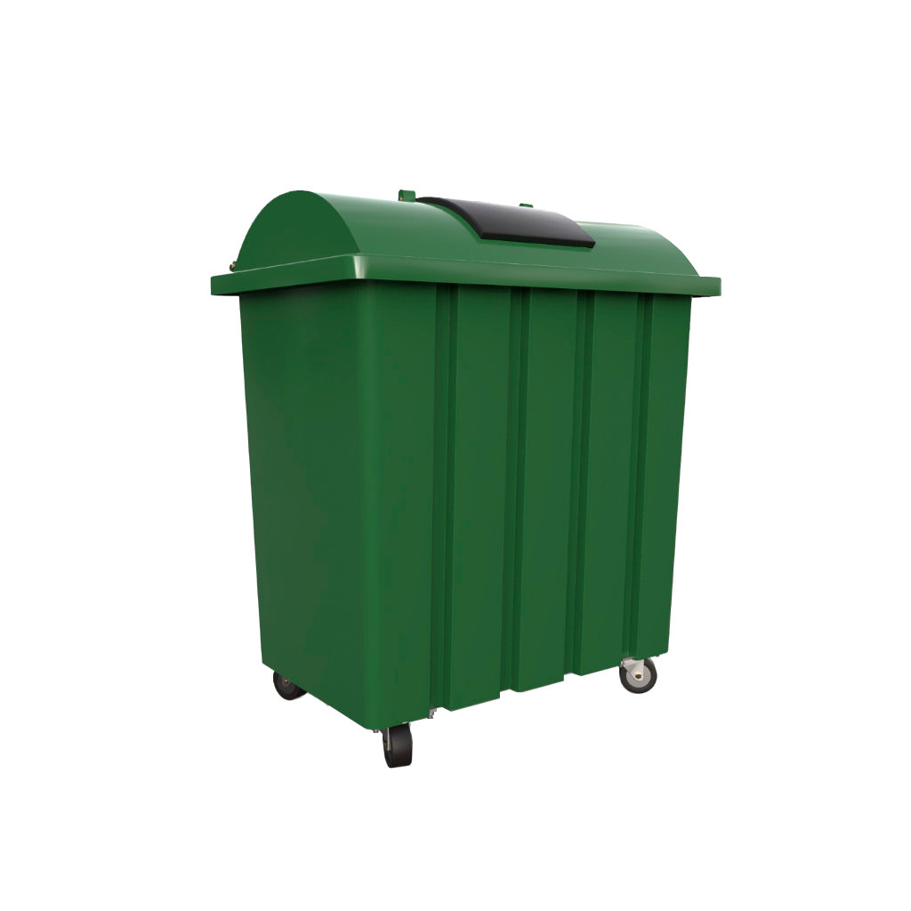 Bote de basura VIC 550L verde residuos orgánicos