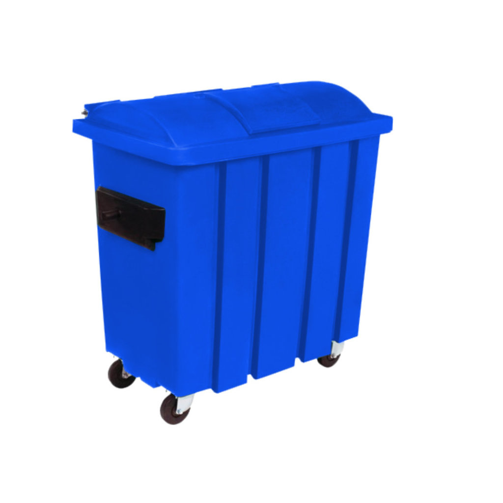 Bote de basura Vifel 1050L azul para papel y cartón reciclables