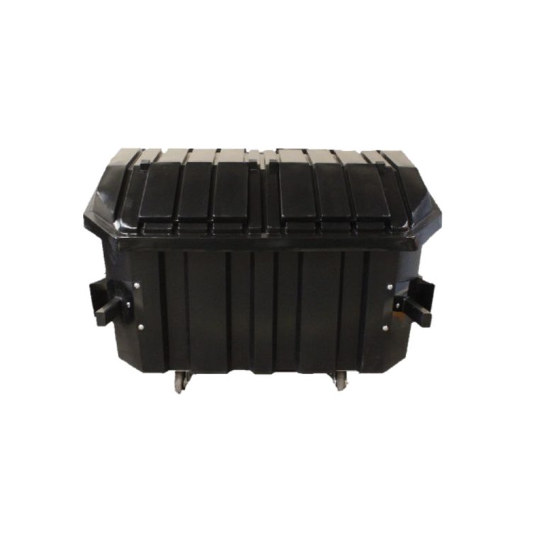 Contenedor de basura Vifel 1800L negro para residuos generales México