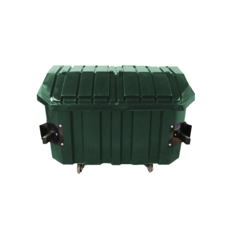 Contenedor de basura Vifel 1800L verde residuos orgánicos y composta México