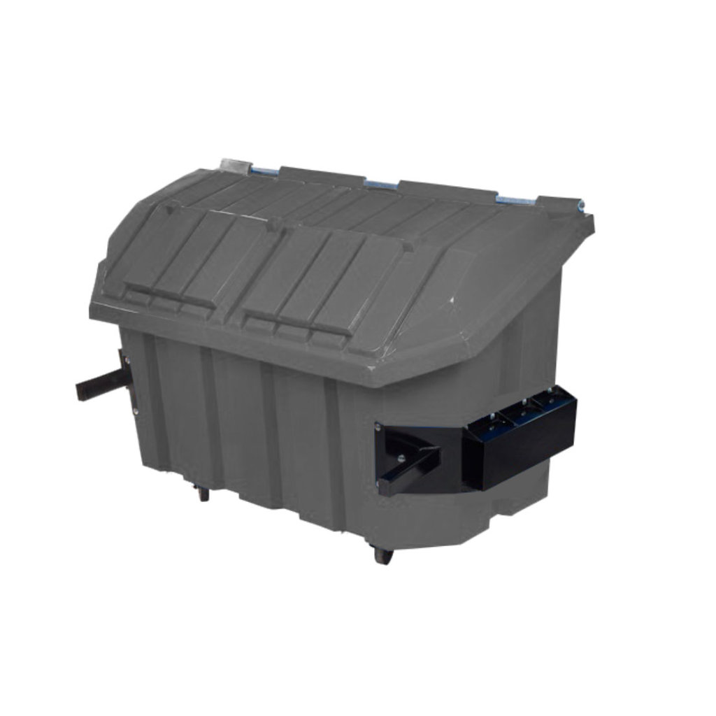 Contenedor de basura Vifel 2000L gris inorgánico reciclable México