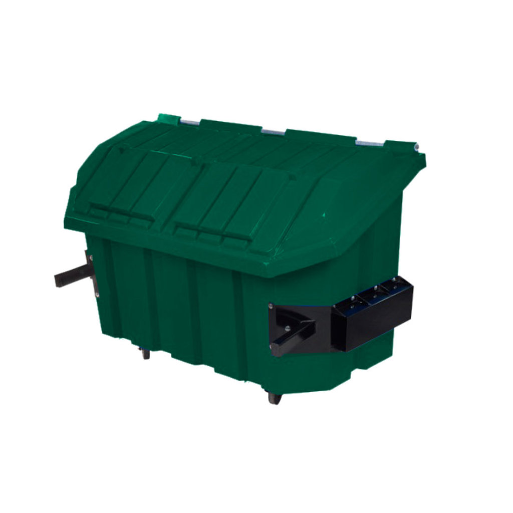 Contenedor de basura Vifel 2000L verde residuos orgánicos y composta México