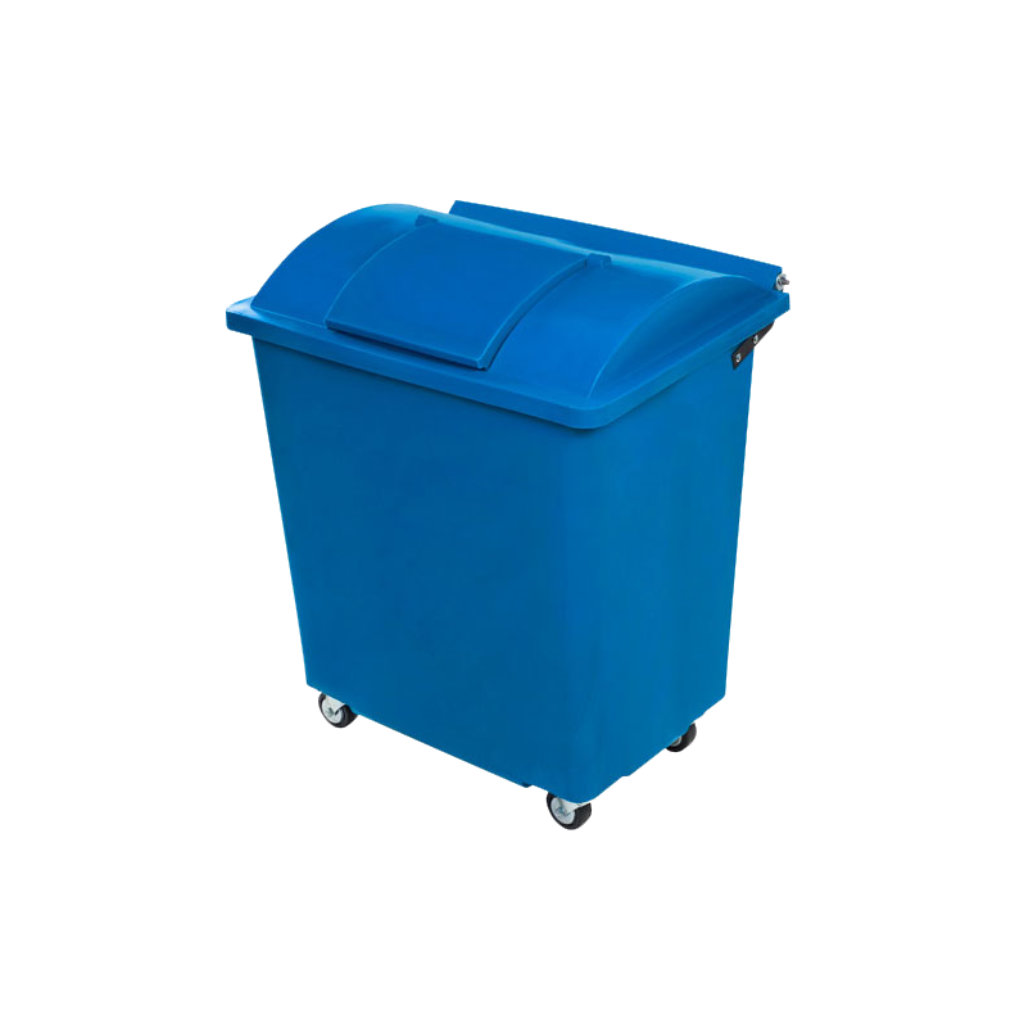 Bote de basura Vifel 500L azul para papel y cartón reciclables