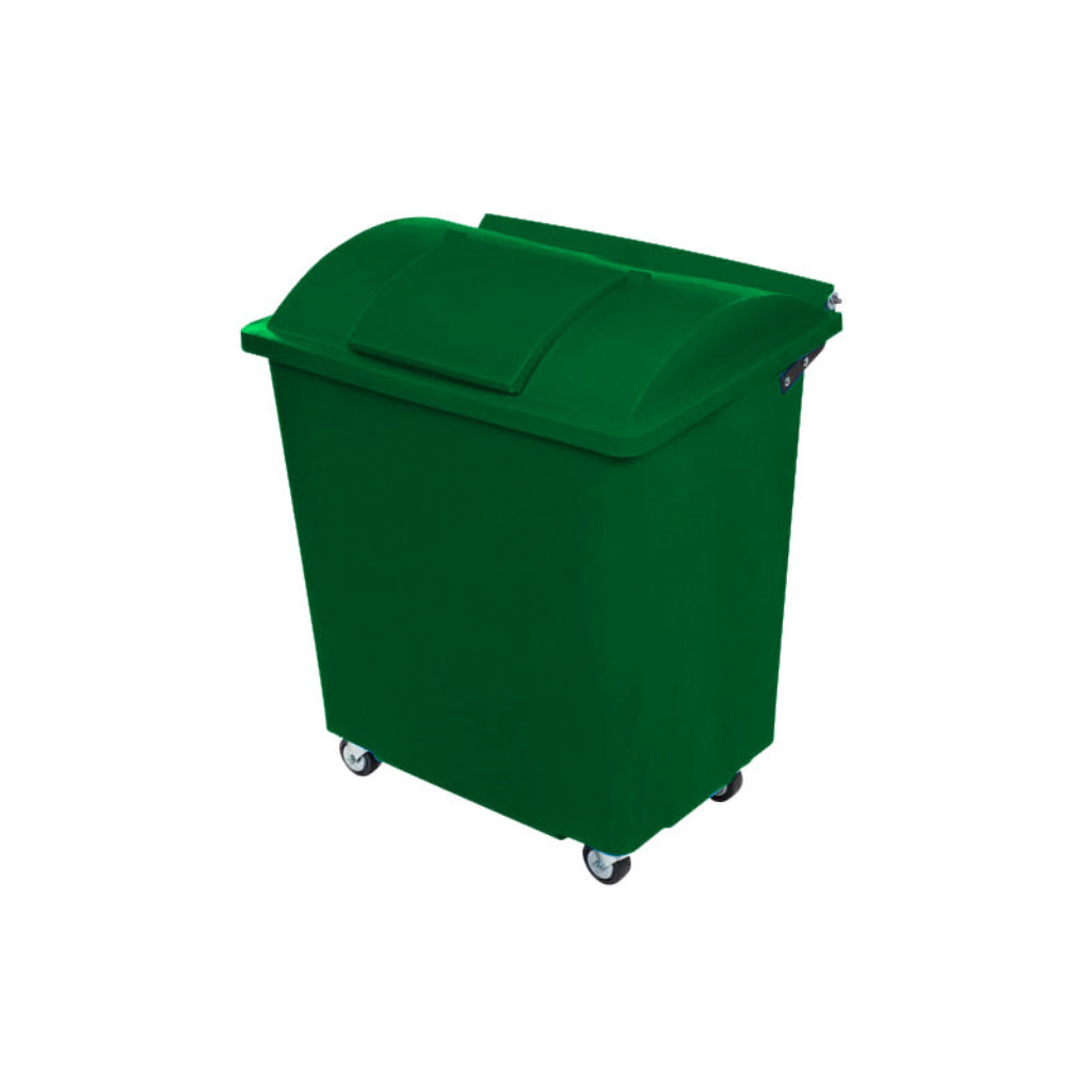 Bote de basura Vifel 500L verde residuos orgánicos y composta