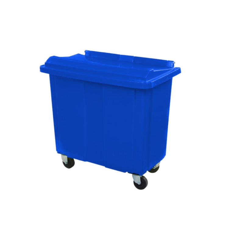 Bote de basura Vifel 770L azul para papel y cartón reciclables