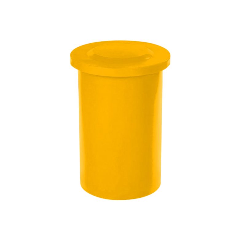 Tonelete plástico amarillo 50 litros para plásticos, metales y envases reciclables México