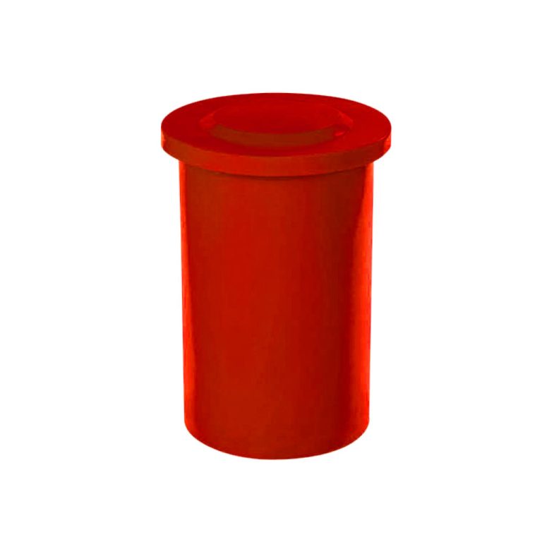 Tonelete plástico rojo 50 litros para residuos sanitarios y peligrosos México