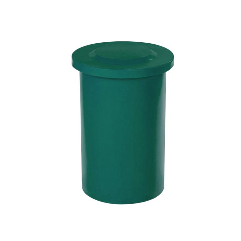 Tonelete plástico verde 50 litros para residuos orgánicos biodegradables México