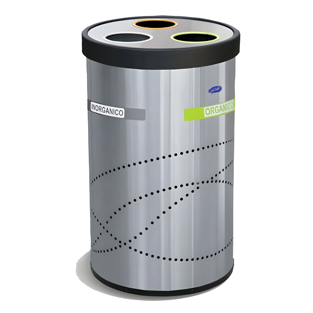 Bote ecologico jumbo 3 serparaciones para index