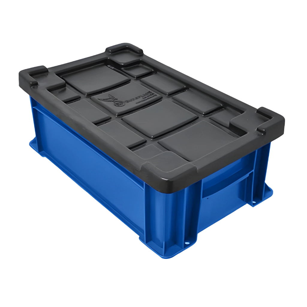 Caja industrial alta 2 con tapa para index