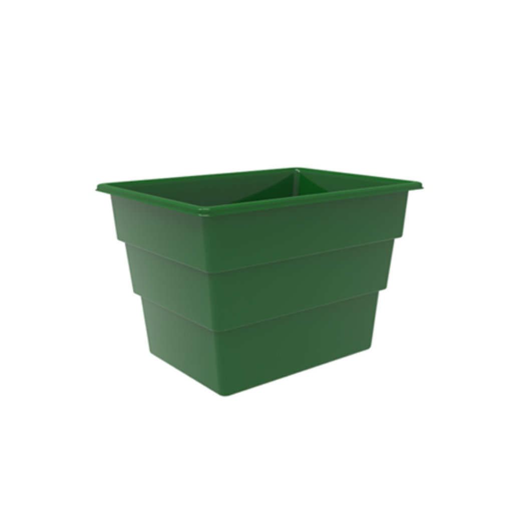 Carcagarro 1100 verde militar, contenedor organizador de lavandería, uso interno