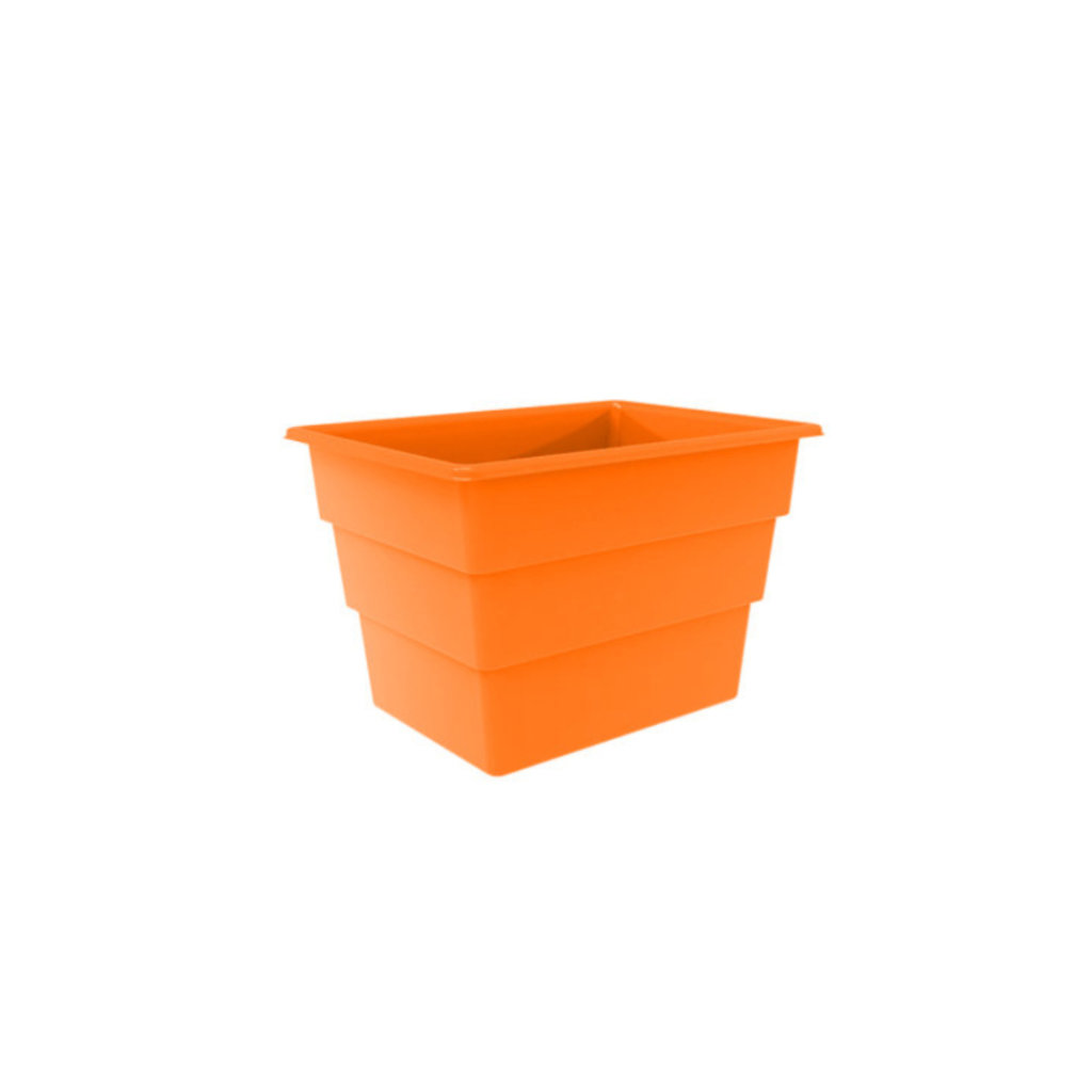 Carcagarro 450 naranja para lavandería, manejo y organización interna de ropa