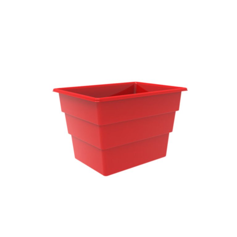 Carcagarro 900 rojo para lavandería, manejo y separación interna de prendas