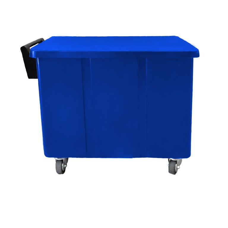 Carga Carro 400 azul para lavandería, organización de textiles y ropa interna, E4 Solutions México