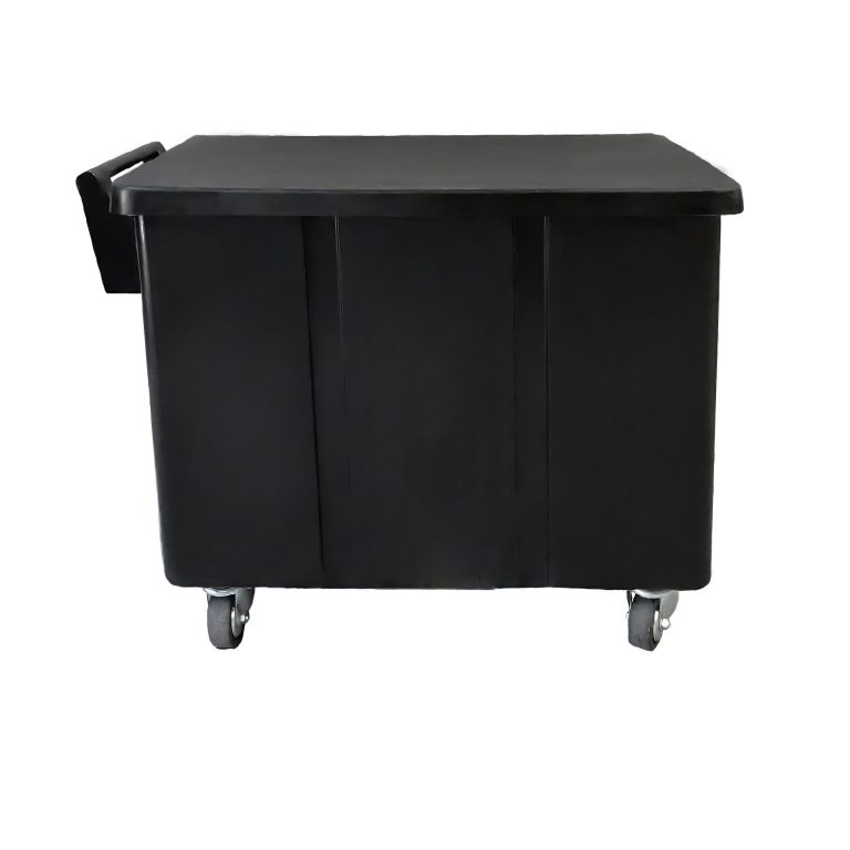 Carga Carro 400 negro para lavandería, contenedor para transporte y clasificación de ropa