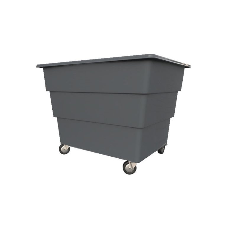 Cargacarro 1100 gris con ruedas para lavandería, organización interna por colores