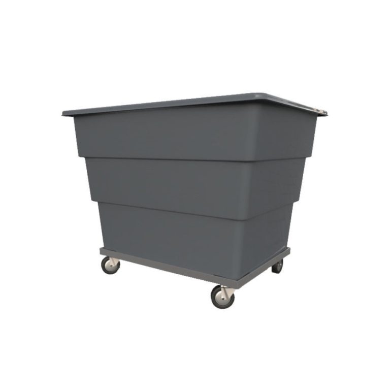 Cargacarro 1100 gris con plataforma para lavandería, movilidad y separación interna