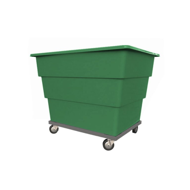 Cargacarro 1100 verde militar con plataforma para lavandería, movilidad y organización interna por color