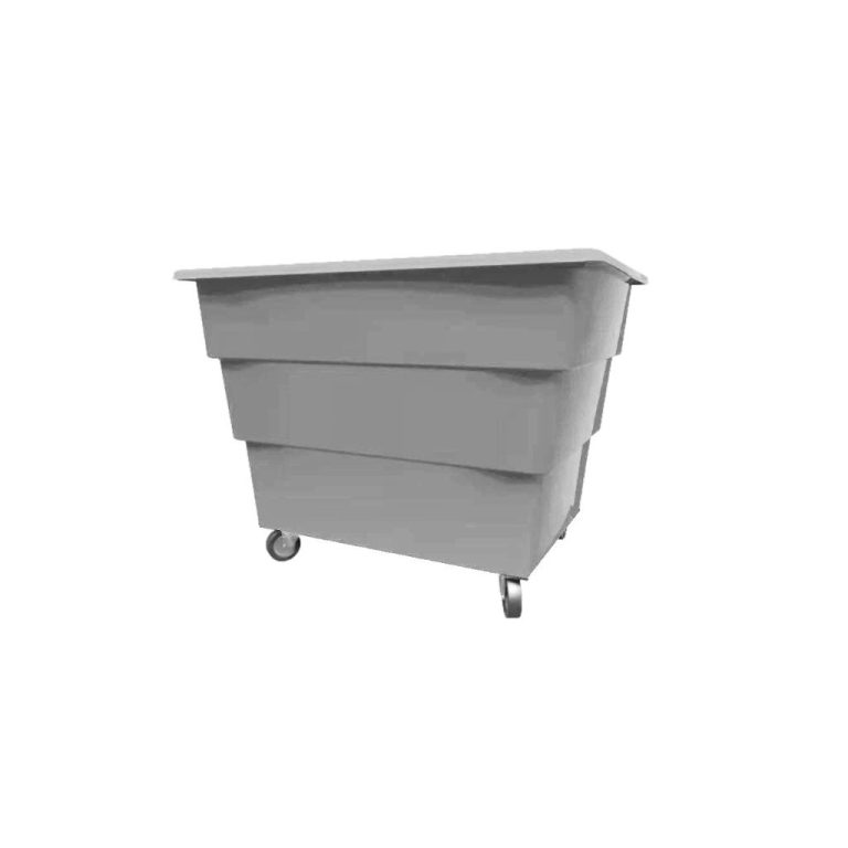 Cargacarro 900 gris claro con ruedas para lavandería, manejo y organización interna de ropa