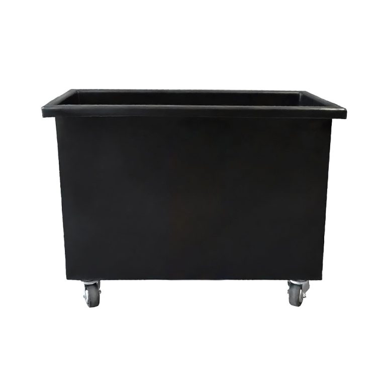 Carro canillero negro para lavandería, contenedor para organización y transporte de ropa, E4 Solutions México