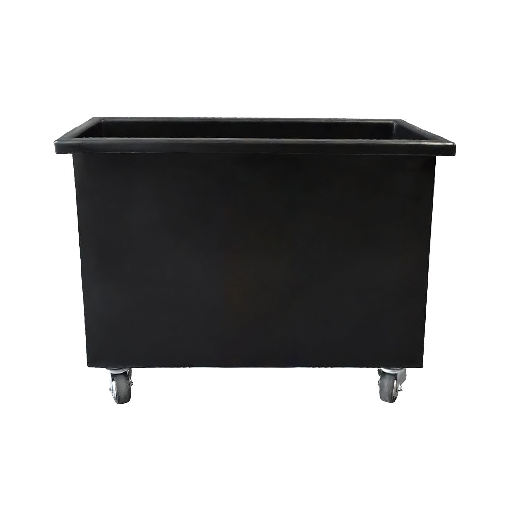 Carro canillero negro para lavandería, contenedor para organización y transporte de ropa, E4 Solutions México