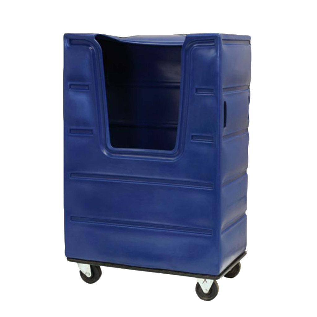 Carro de lavandería azul para organización interna de ropa y textiles, E4 Solutions México