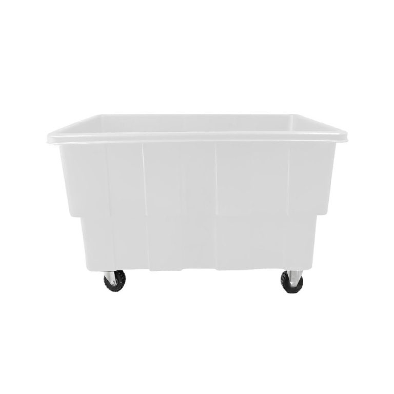 Carro Multicar 500 blanco para lavandería, alta capacidad y organización interna