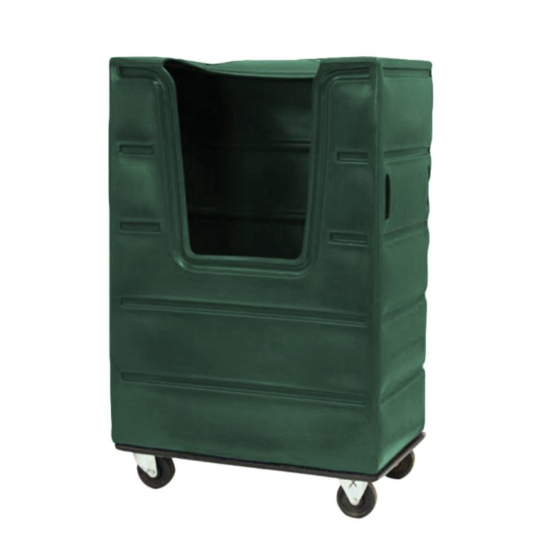 Carro de lavandería verde, organización eficiente interna, E4 Solutions México