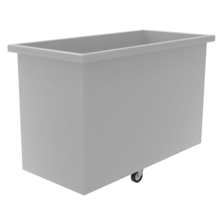 Carromovil 390A gris para lavandería, clasificación interna y traslado de ropa