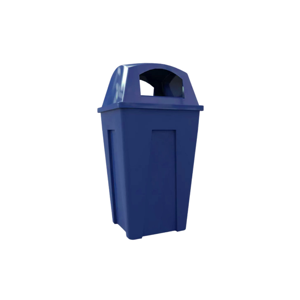 Contenedor de basura Bonita 250L azul para papel y cartón reciclables México