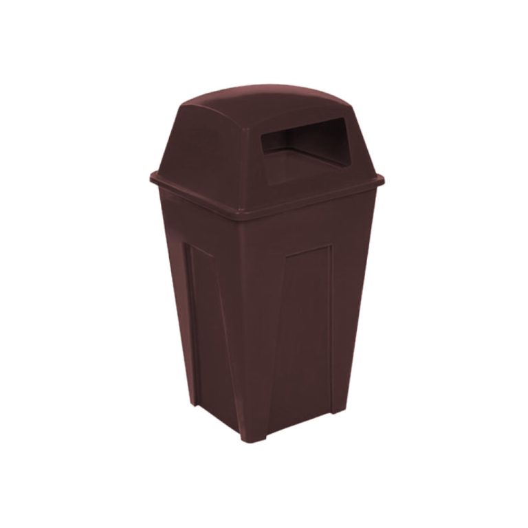 Contenedor de basura PA 250L café para residuos de manejo especial
