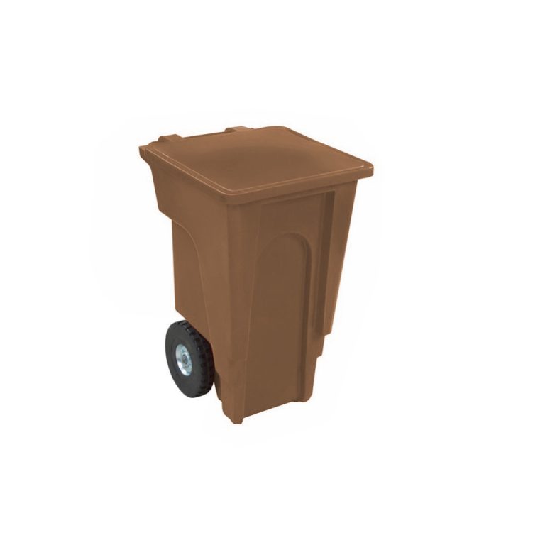 Contenedor de basura Vifel 120L café para residuos de manejo especial en México