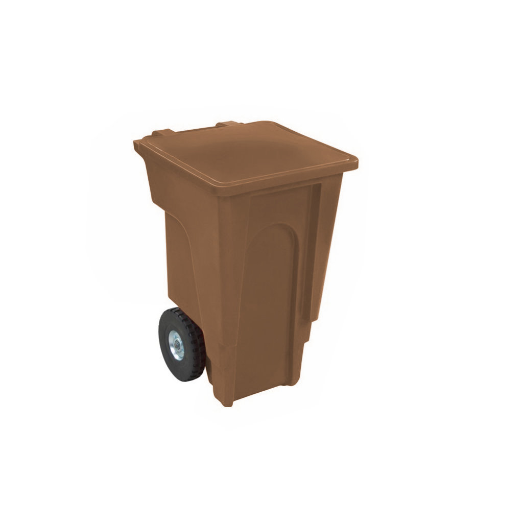 Contenedor de basura Vifel 120L café para residuos de manejo especial en México