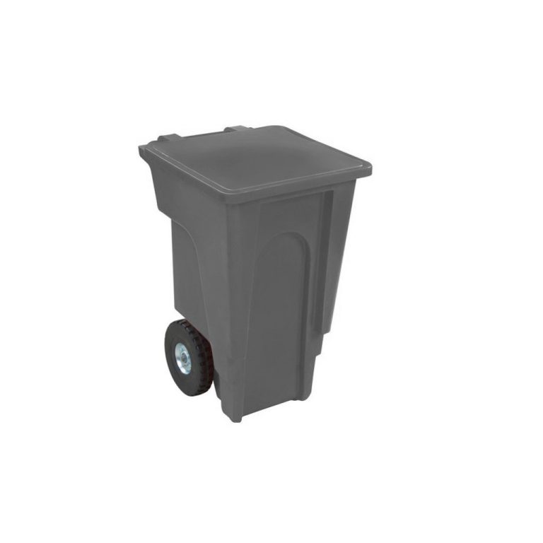 Contenedor de basura Vifel 120L gris para residuos inorgánicos reciclables en México