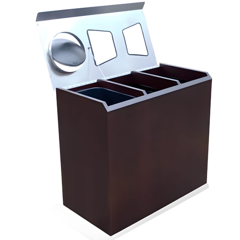 Contenedor ecologico office c tapa abierta