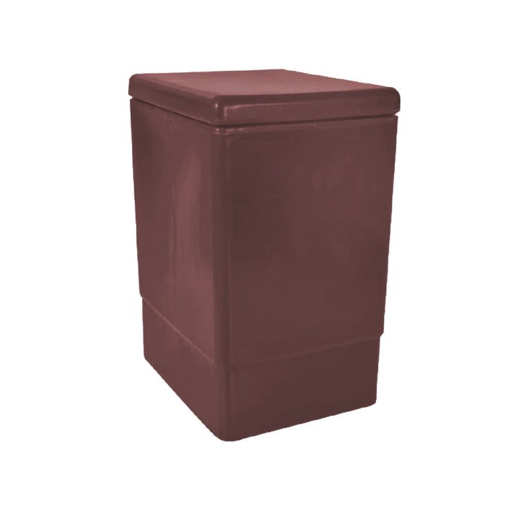 Contenedor plástico PA-20 café para residuos especiales y materiales peligrosos