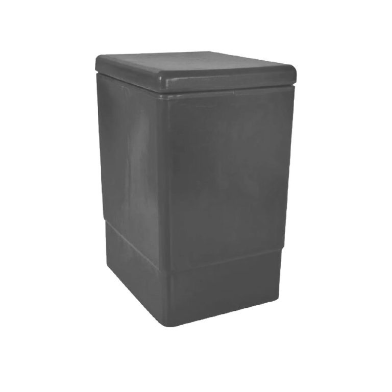 Contenedor plástico PA-20 gris para residuos inorgánicos