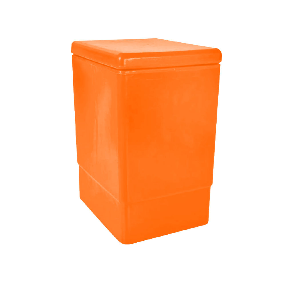 Contenedor plástico PA-20 naranja para inorgánicos no reciclables