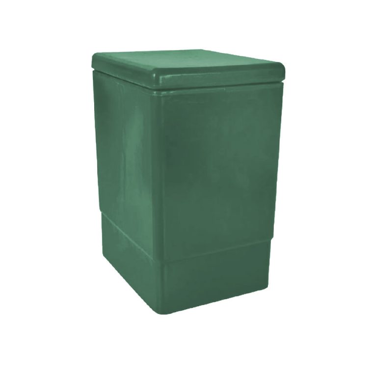 Contenedor plástico PA-20 verde para residuos orgánicos