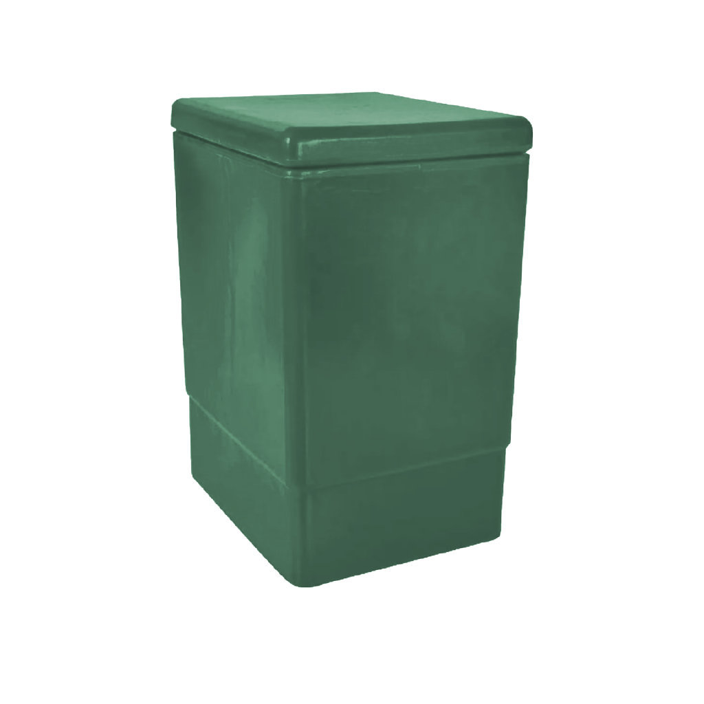 Contenedor plástico PA-20 verde para residuos orgánicos