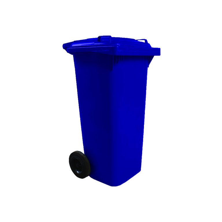 Contenedor VIC 120 litros HD azul para reciclaje de papel y cartón México