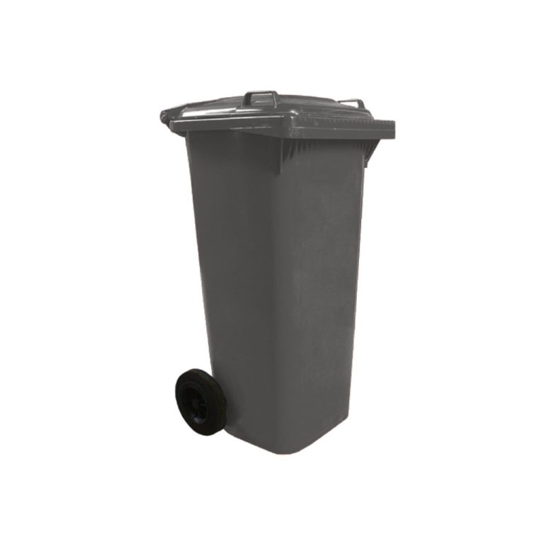 Contenedor VIC 120 litros HD gris para residuos inorgánicos reciclables México