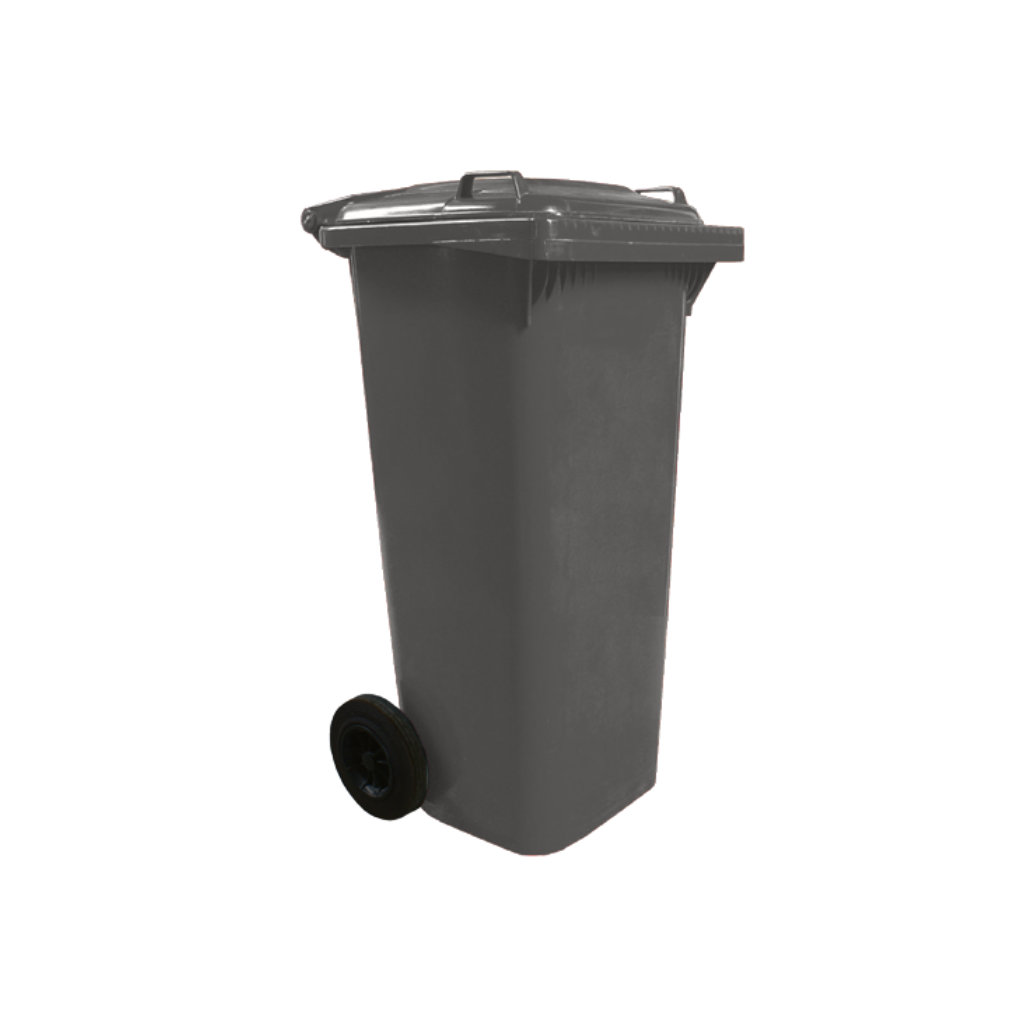 Contenedor VIC 120 litros HD gris para residuos inorgánicos reciclables México