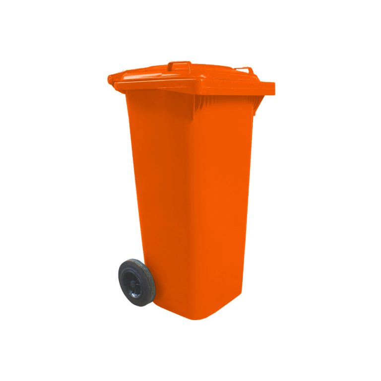 Contenedor VIC 120 litros HD naranja para residuos orgánicos no reciclables
