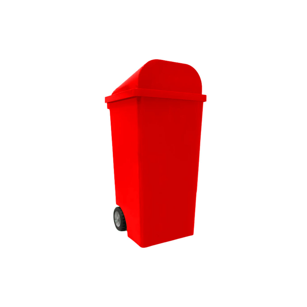 Contenedor VIC 140L rojo residuos sanitarios y peligrosos